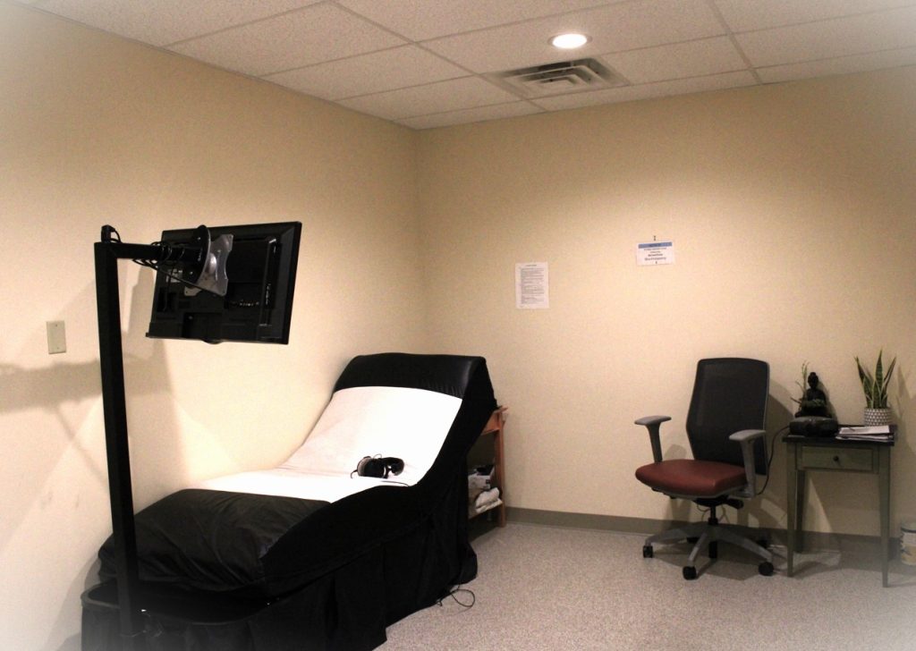 Biofeedback bed at WestBridge
